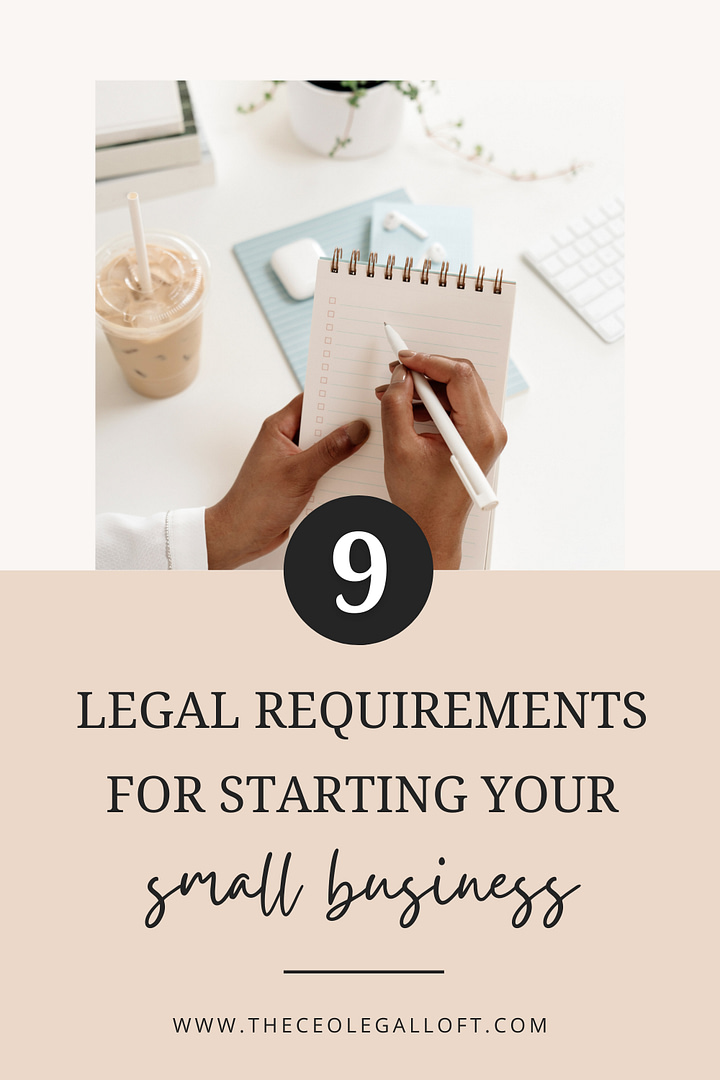 9 legal requirements for starting a small business